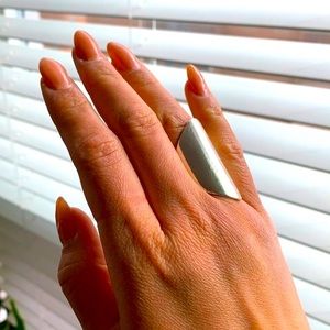 Sterling Silver Shield Ring